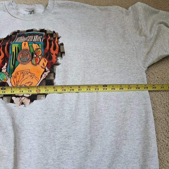 Western Punchy Plus Size Crew Sweater 3XL - Picture 5 of 6